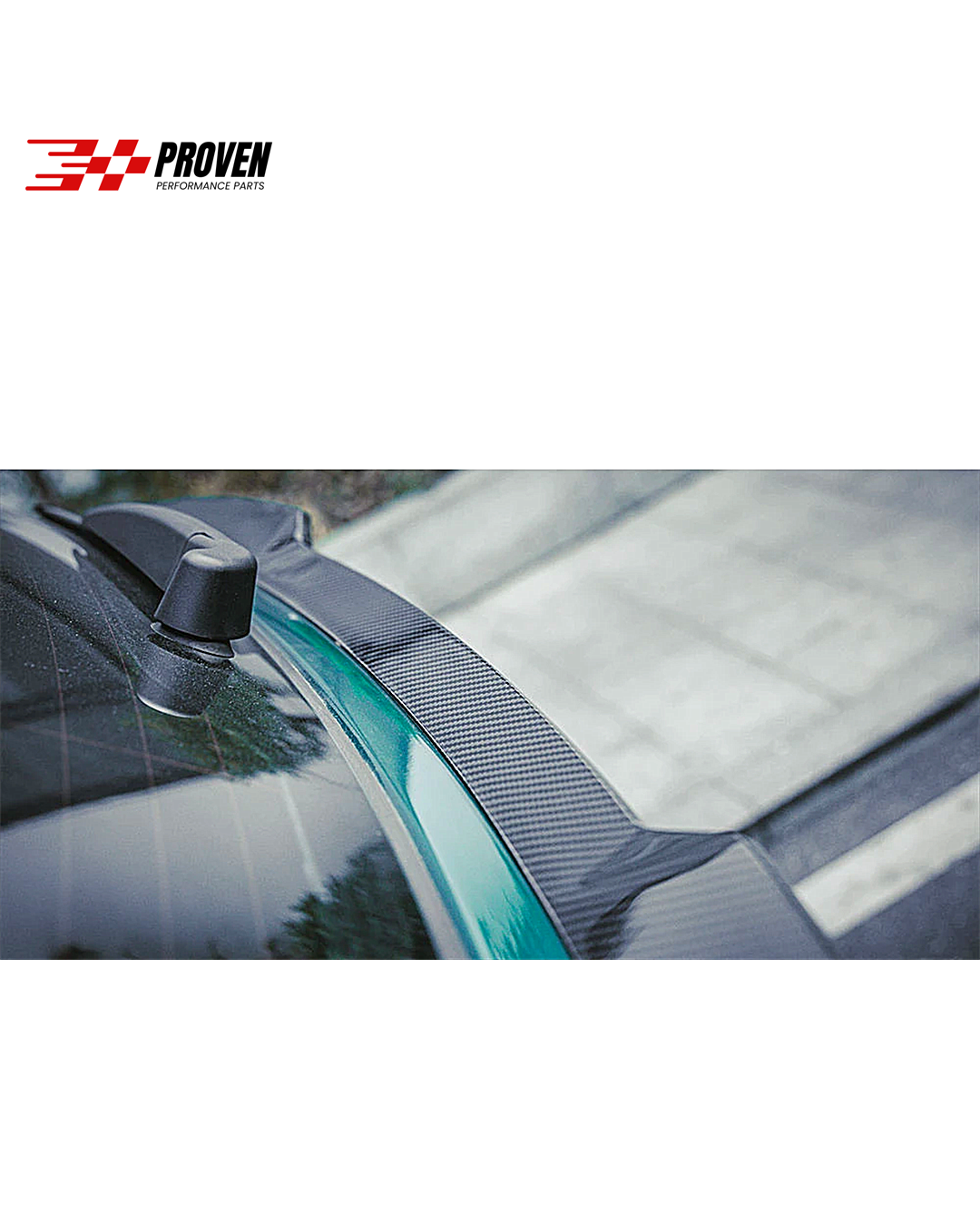 BMW F95, X5M LCI Carbon Fibre Rear Trunk Ducktail Spoiler