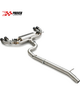 Load image into Gallery viewer, Volkswagen MK8 Golf R stainless steel valved catback exhaust
