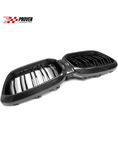 Load image into Gallery viewer, BMW F97/F98, X3M/X4M LCI Carbon Fibre Dual Slat Front Grille
