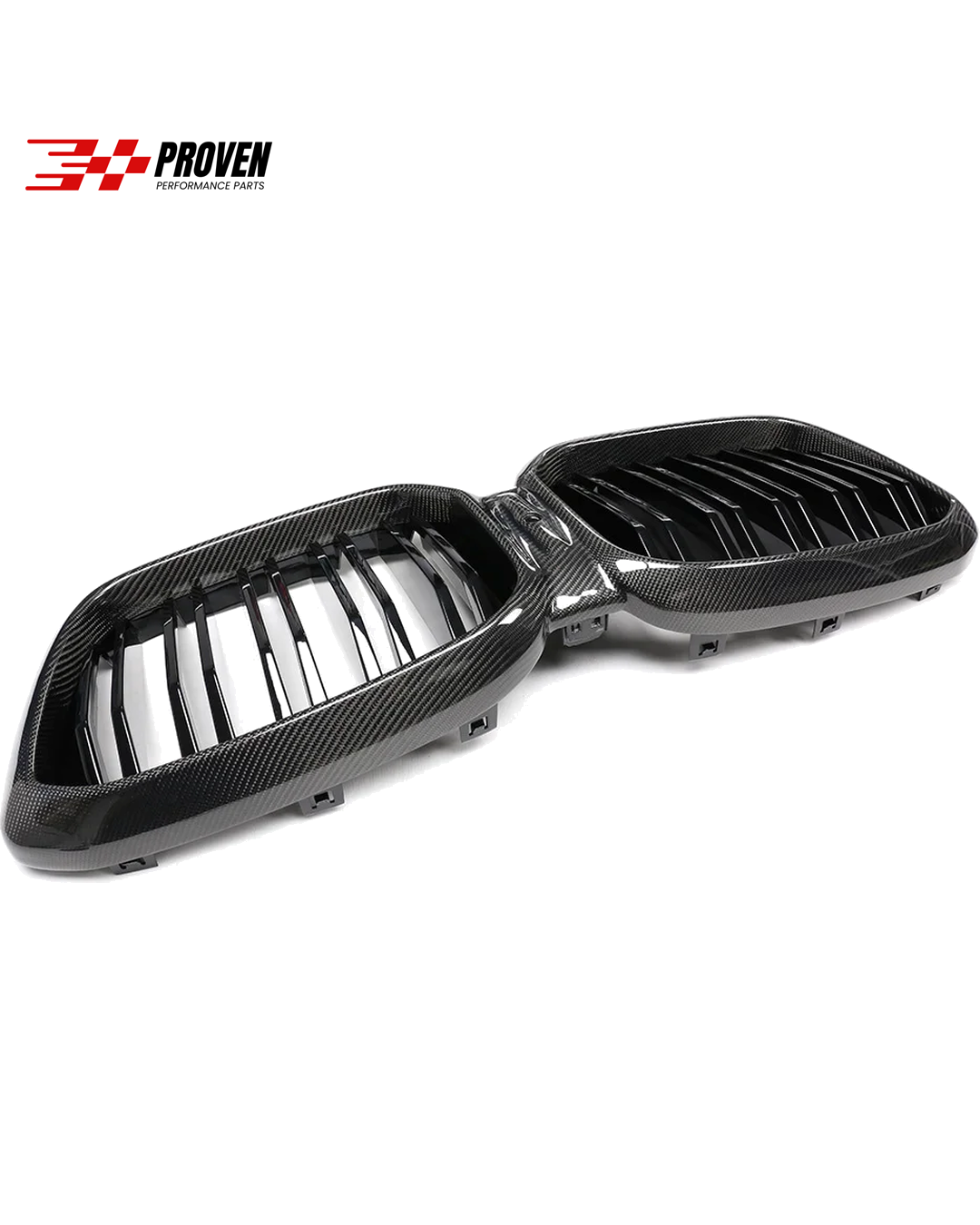 BMW F97/F98, X3M/X4M LCI Carbon Fibre Dual Slat Front Grille