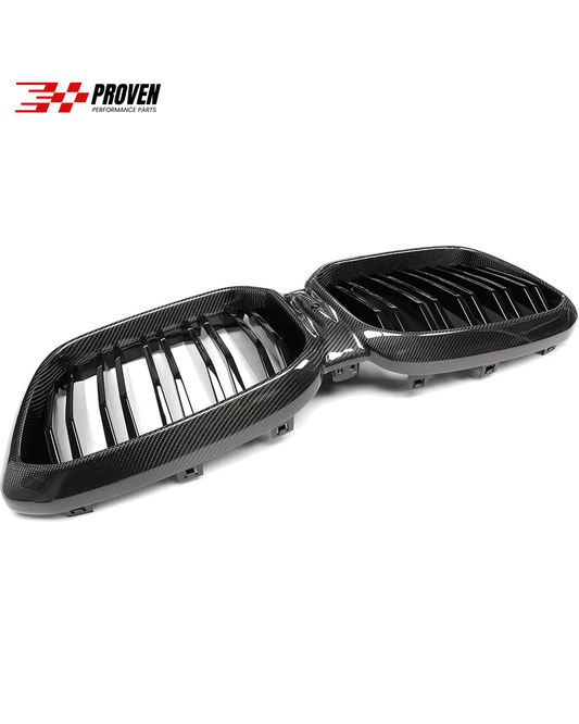 BMW F97/F98, X3M/X4M LCI Carbon Fibre Dual Slat Front Grille