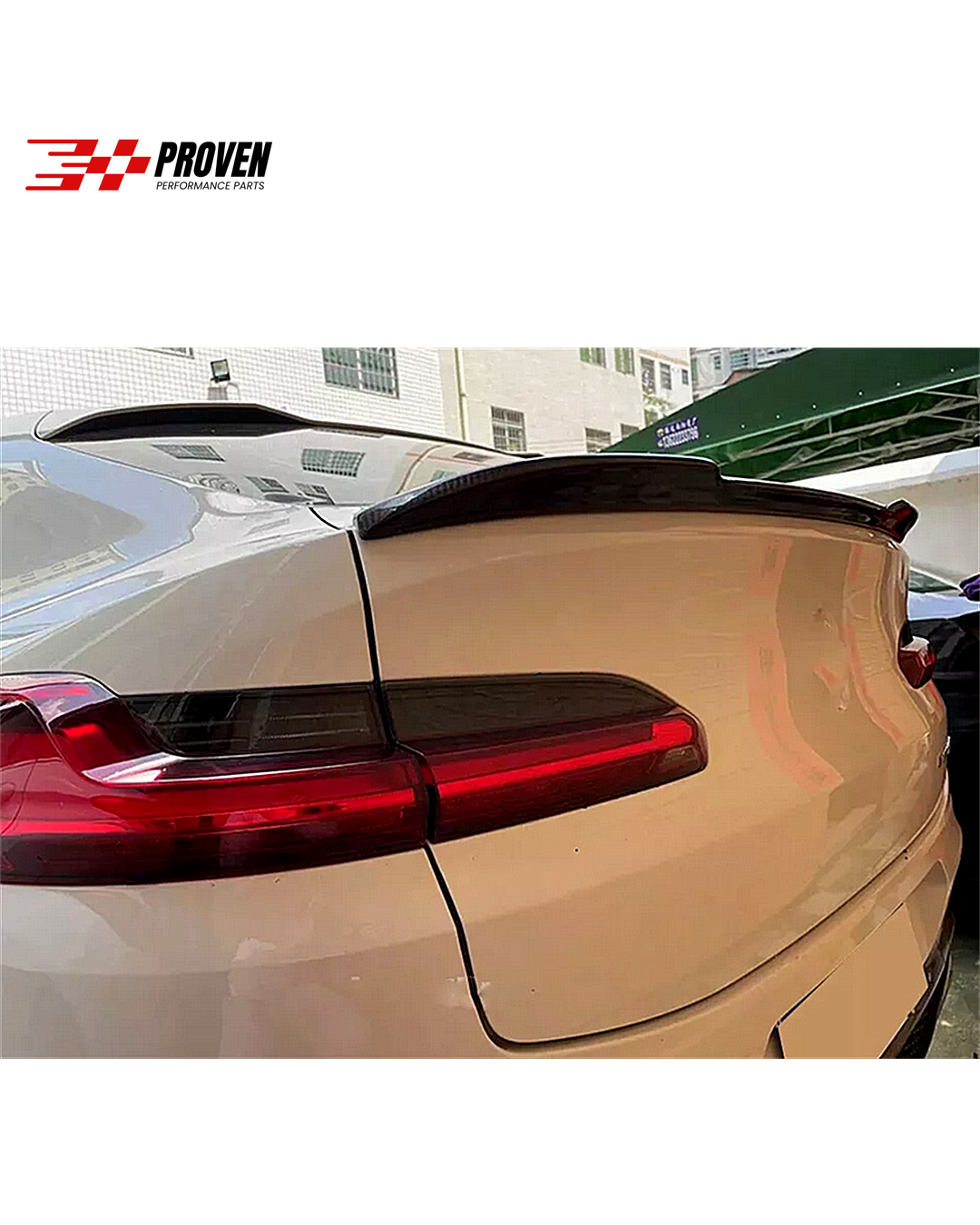 BMW F98, X4M Carbon Fibre Rear Trunk Spoiler