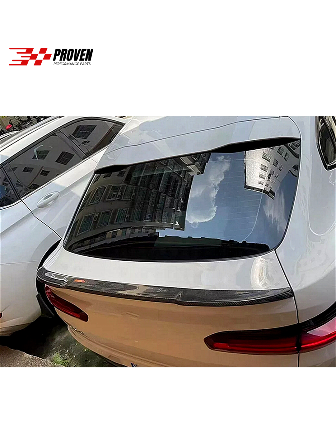 BMW F98, X4M Carbon Fibre Rear Trunk Spoiler