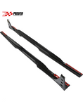 Load image into Gallery viewer, Audi C8, RS6/RS7 Carbon Fibre Side Skirts
