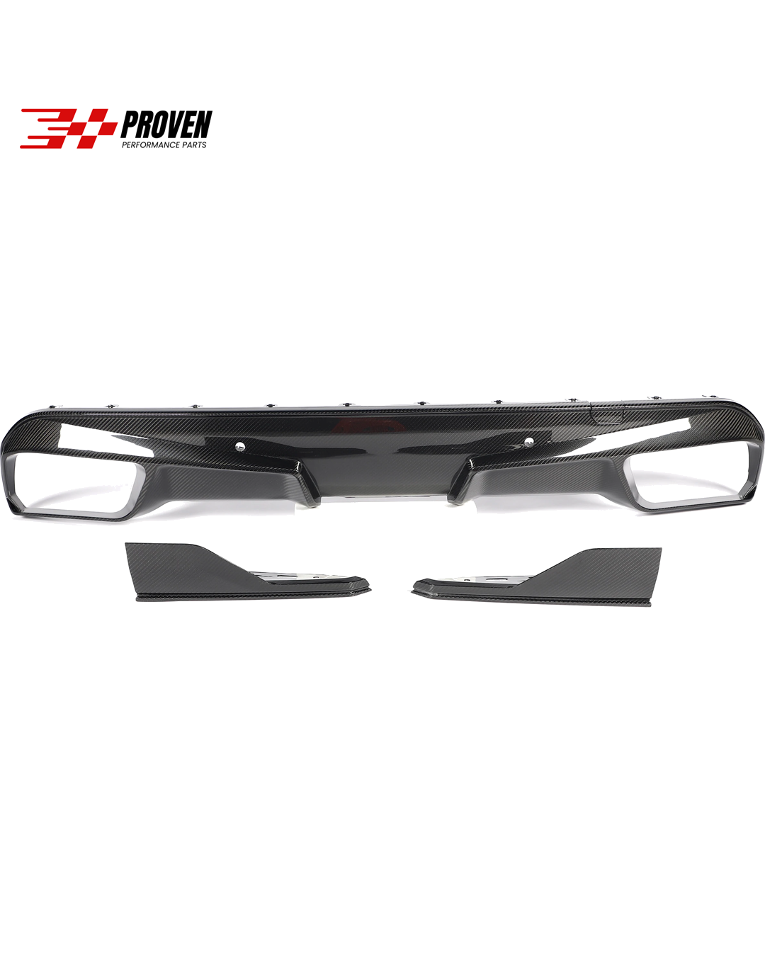 BMW F95, X5M LCI Carbon Fibre JC Style Rear Diffuser