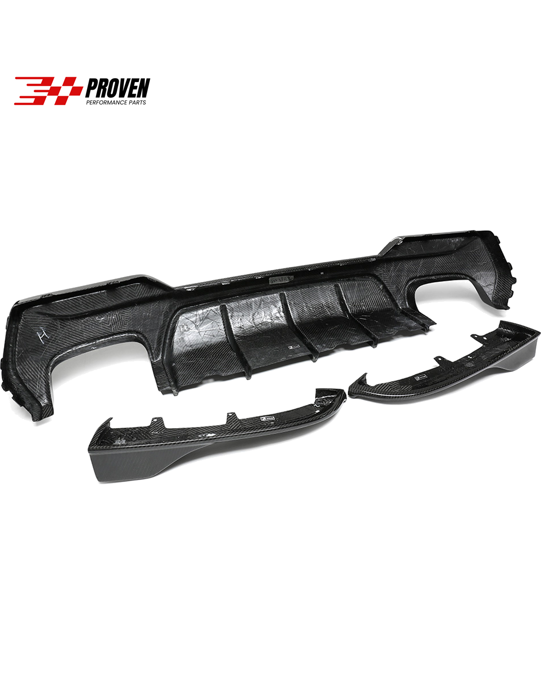 BMW G22, M440i Carbon Fibre 3D Style Rear Diffuser