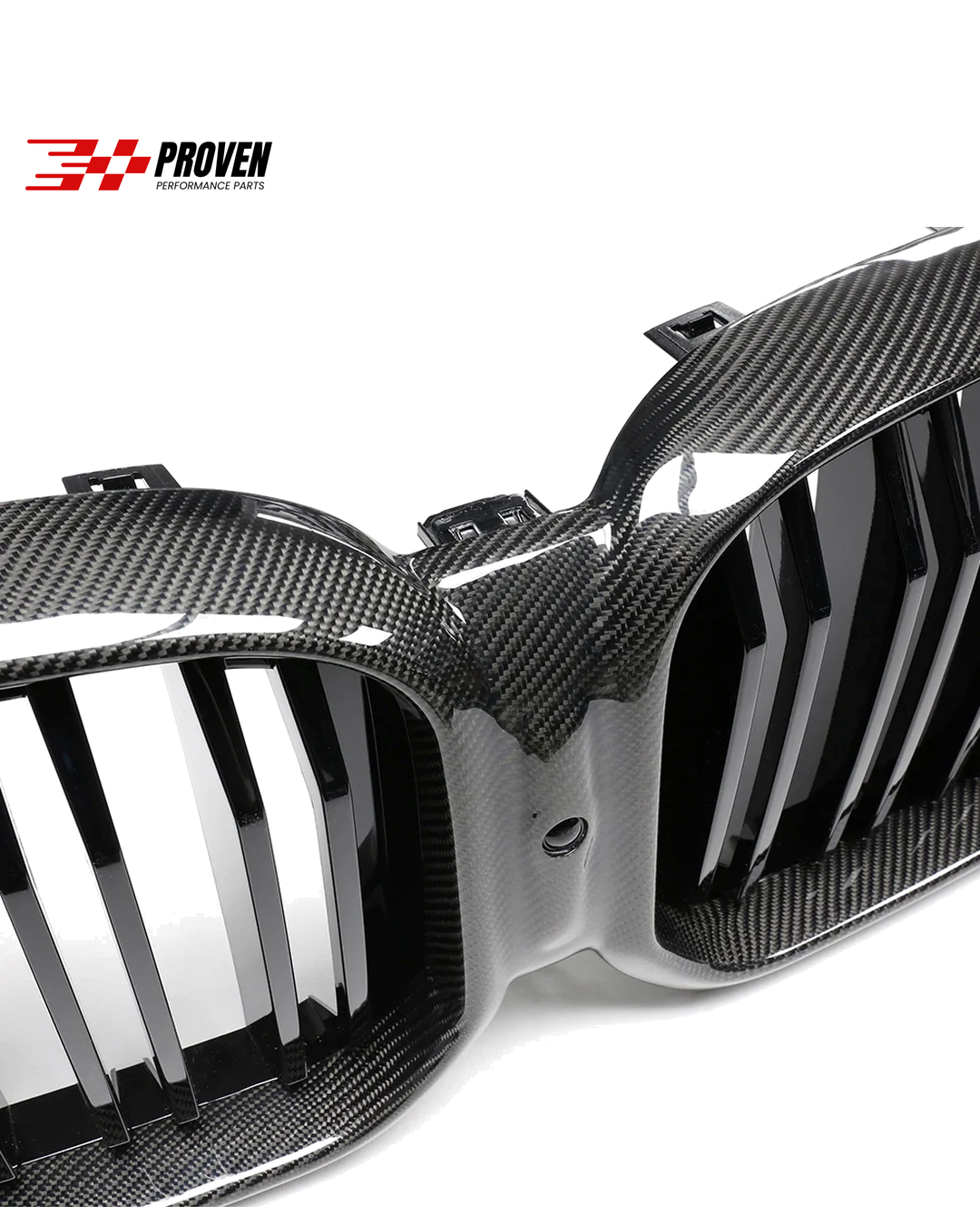 BMW F97/F98, X3M/X4M LCI Carbon Fibre Dual Slat Front Grille