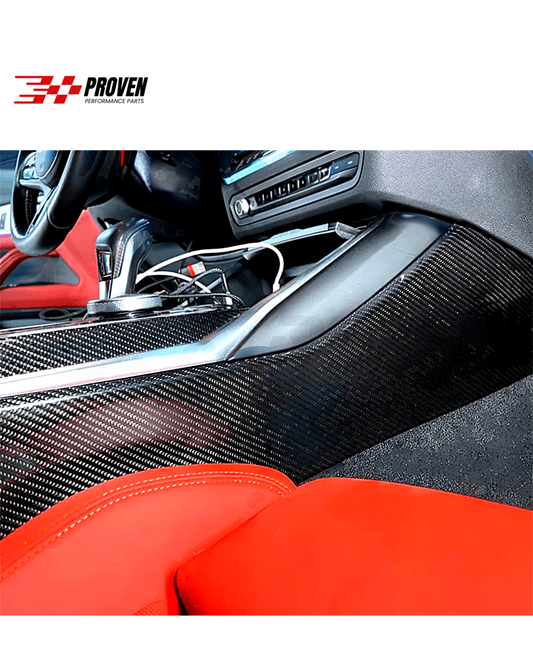 BMW G80/G82, M3/M4 Carbon Fibre Centre Side Console Panel