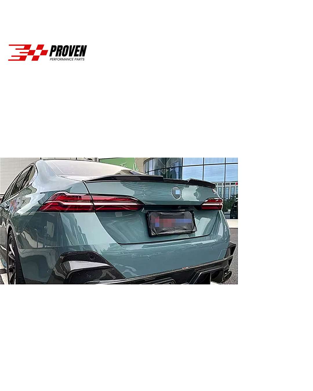 BMW G90, M5 Carbon Fibre MP Style Rear Trunk Spoiler