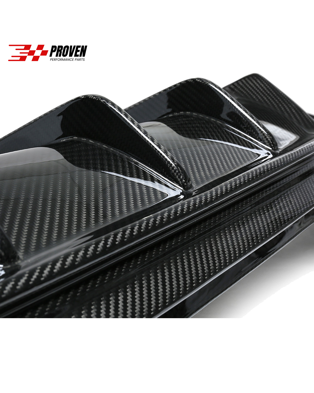 BMW G22, M440i Carbon Fibre 3D Style Rear Diffuser