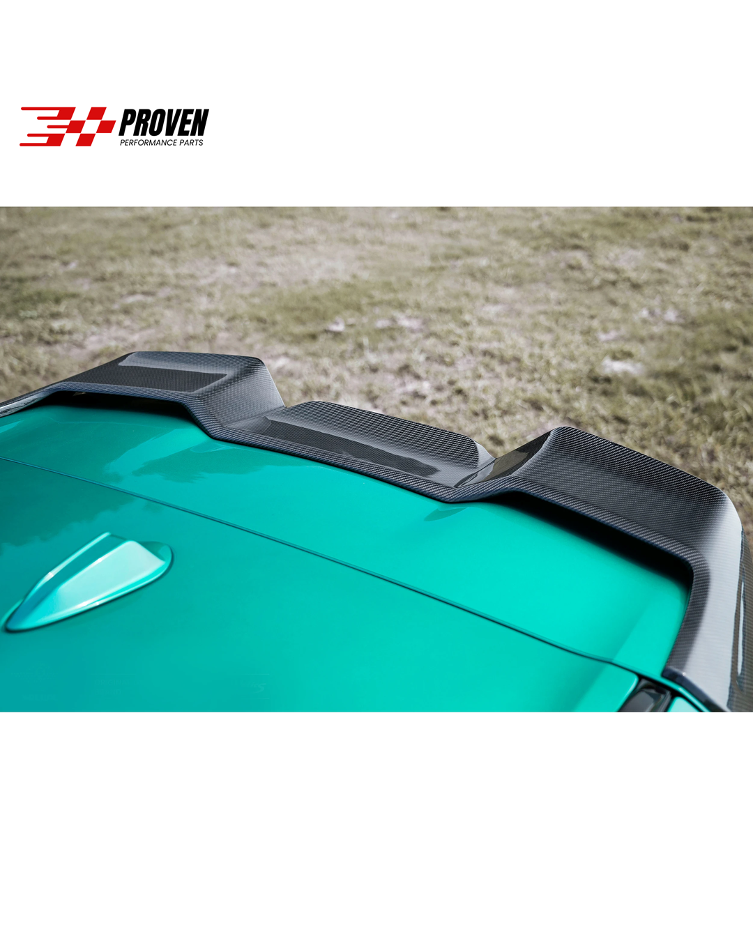 BMW F95, X5M LCI Carbon Fibre SQ Style Rear Roof Spoiler