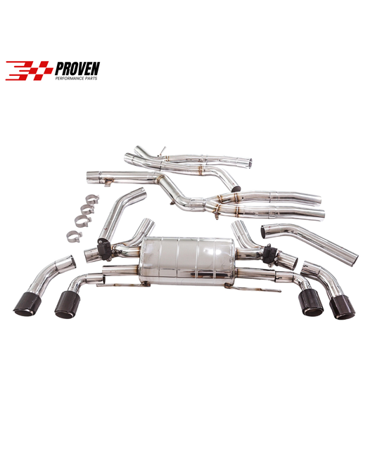 BMW B58 Gen 2 G-Series M340i/M440i/M240i Stainless Steel Valved Catback Exhaust