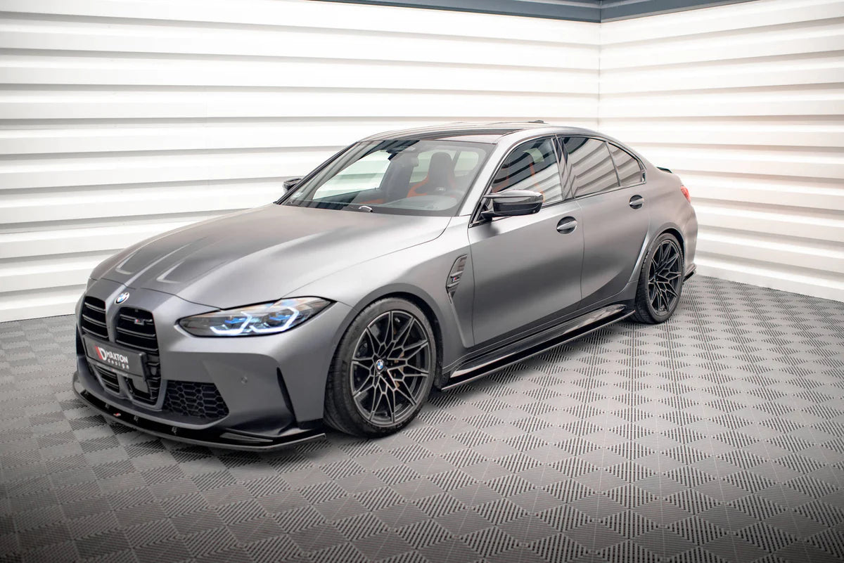 Maxton Design Side Skirts Diffusers V.1 BMW M3 G80