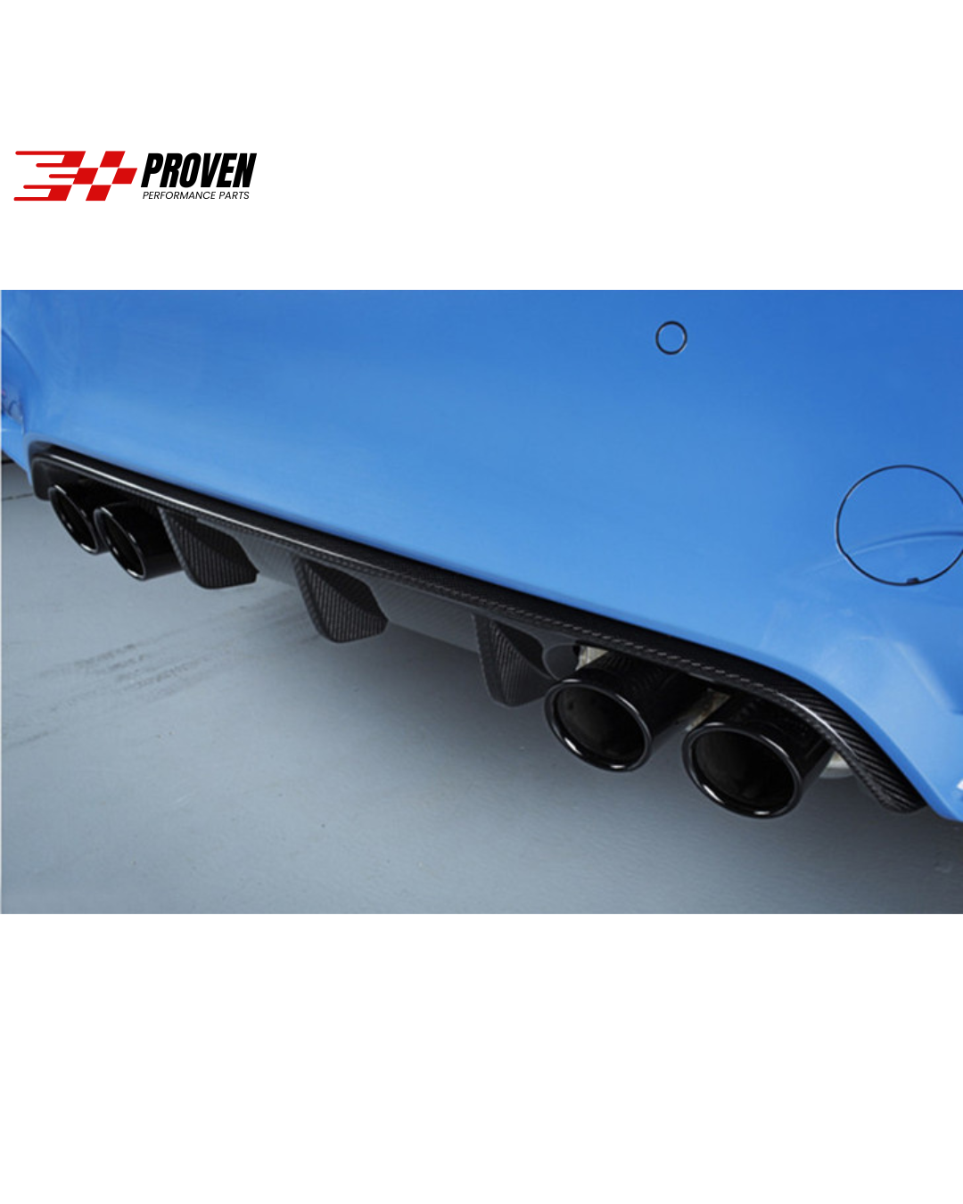 BMW F80/F82, M3/M4 Carbon Fibre Rear Diffuser V.1