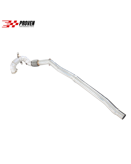 Volkswagen MK7, 7.5 Golf R 3.0” Catted Downpipe With Heat Shield