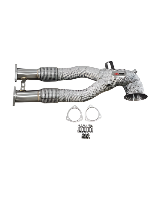 Audi 8V, 8Y RS3 Catless Downpipe With Heat Shield