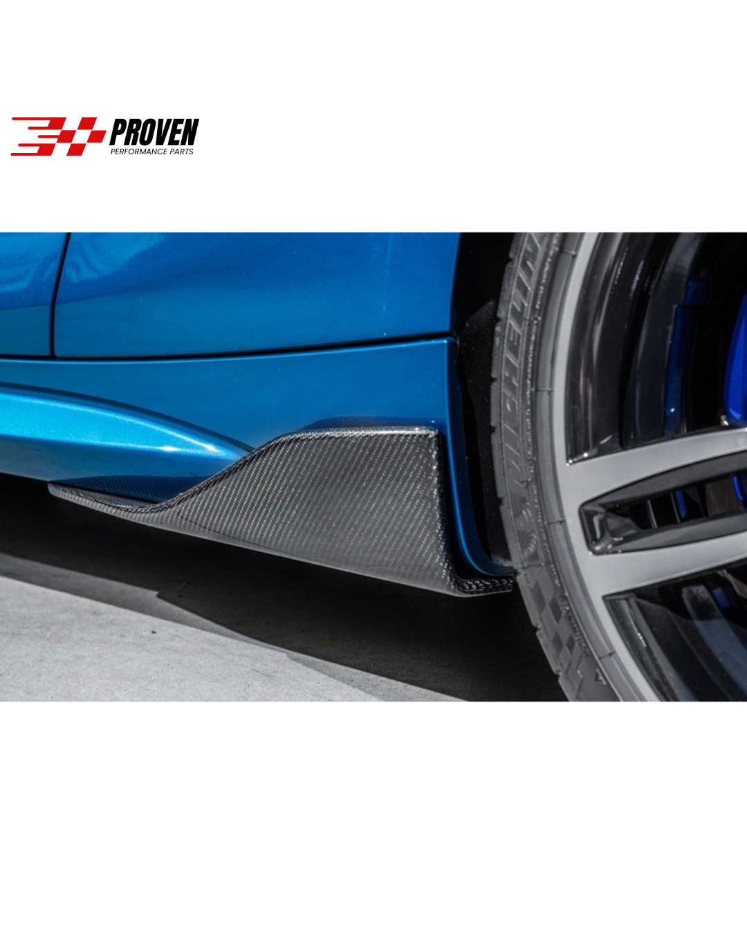 BMW F87 M2 Carbon Fibre MP Style Side Skirt Winglet