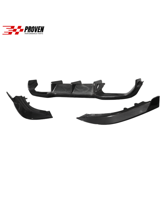 BMW F87 M2 Carbon Fibre 3 Piece Rear Diffuser