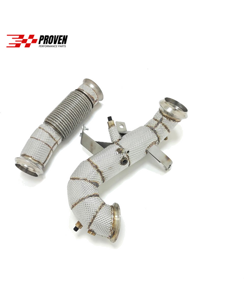 Mercedes W177/C118, A45/A45S/CLA45/CLA45S AMG Catless Downpipe With Heat Shield