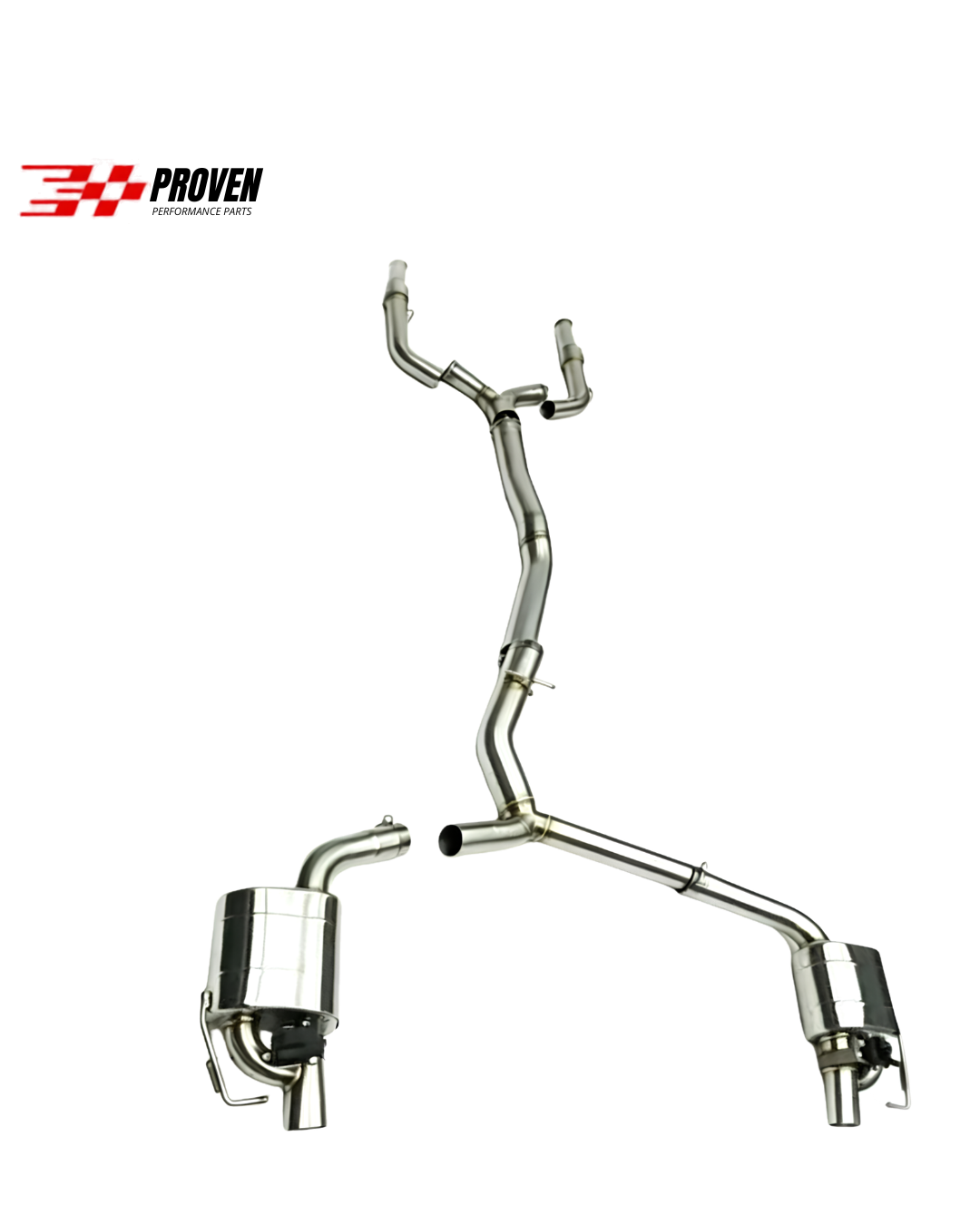 Mercedes Benz W205, C43 AMG Stainless Steel Valved Catback Exhaust