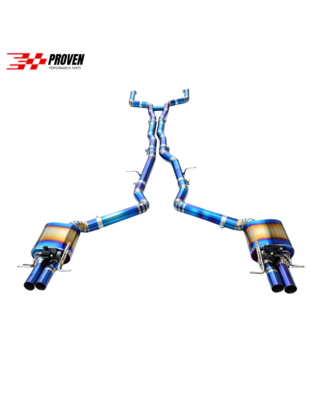 Mercedes Benz W205, C43 AMG Titanium Valved Catback Exhaust