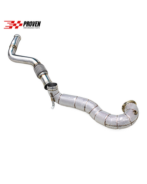 Mercedes W176/C117, A45/CLA45 AMG Catless Downpipe With Heat Shield