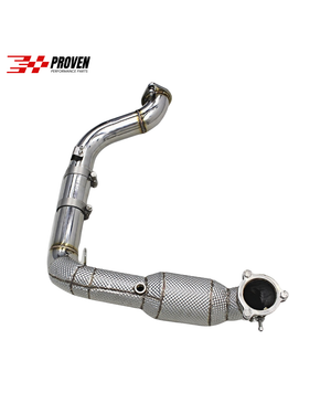 Mercedes Benz W177/C118/H247/X247, A35/CLA35/GLA35/GLB35 Catted Downpipe With Heatshield
