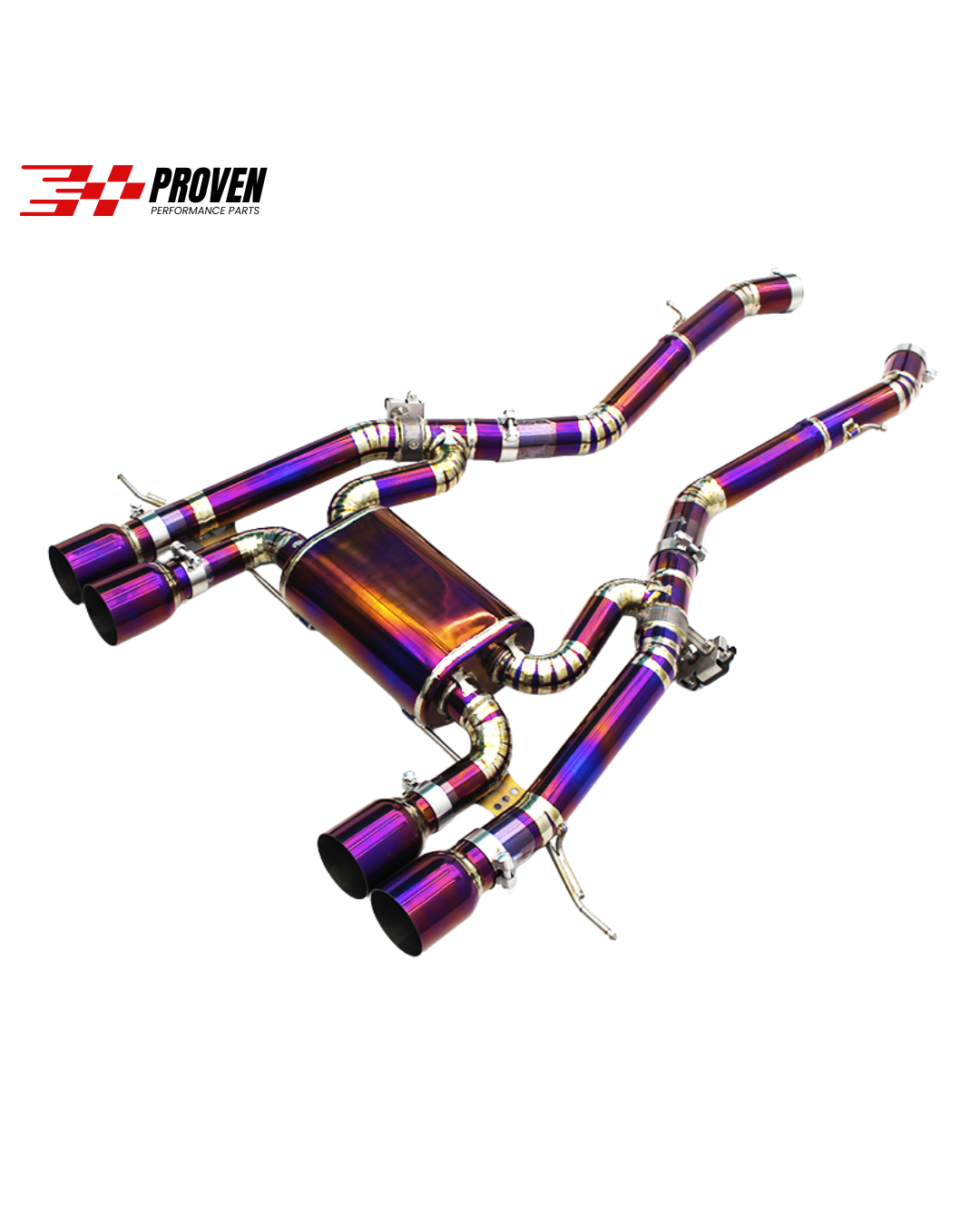 BMW G80/G82/G87, M3/M4/M2 Titanium Valved Axle Back Exhaust