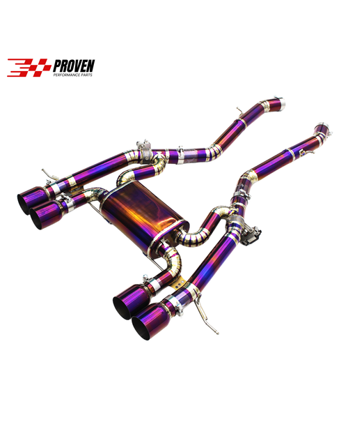 BMW G80/G82/G87, M3/M4/M2 Titanium Valved Axle Back Exhaust