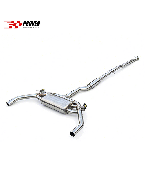 Mercedes C117, CLA45 AMG Stainless Steel Valved Catback Exhaust