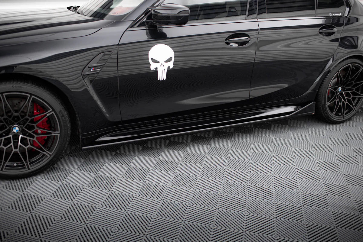 Maxton Design Side Skirts Diffusers V.3 CSL Look BMW M3 G80