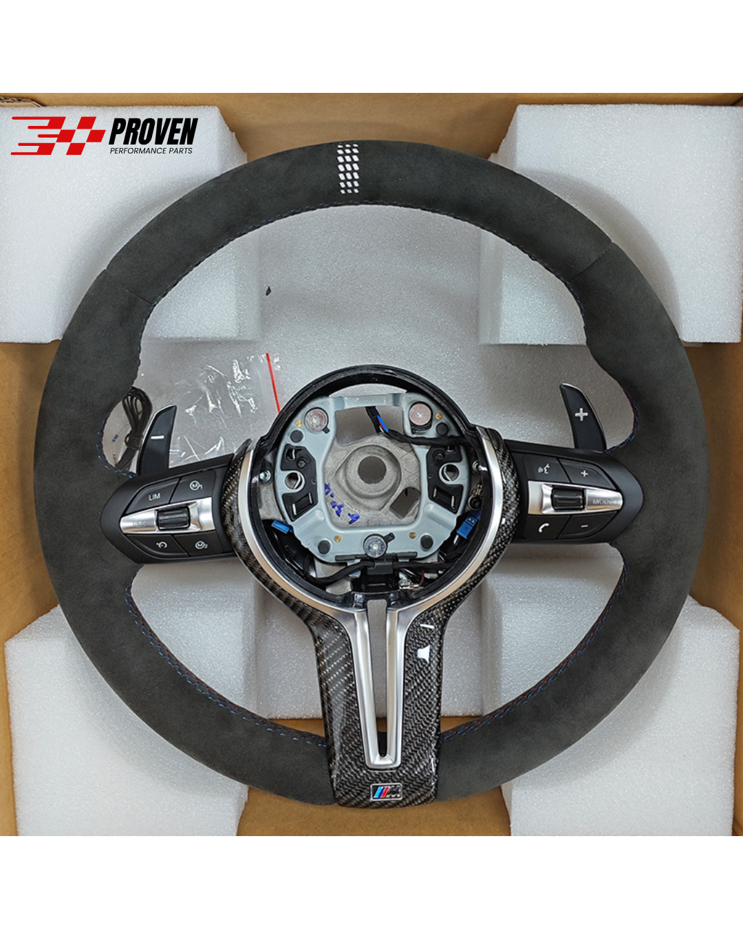 BMW F80/F82/F87, M3/M4/M2 Alcantara Steering Wheel
