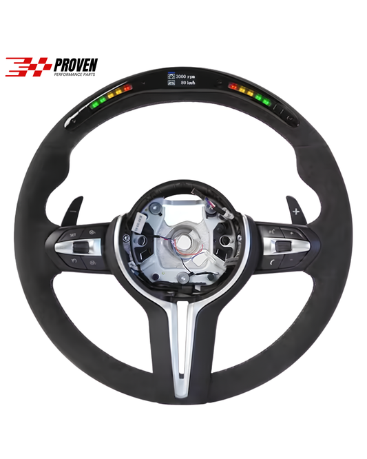 BMW F80/F82/F87, M3/M4/M2 Alcantara LED Steering Wheel