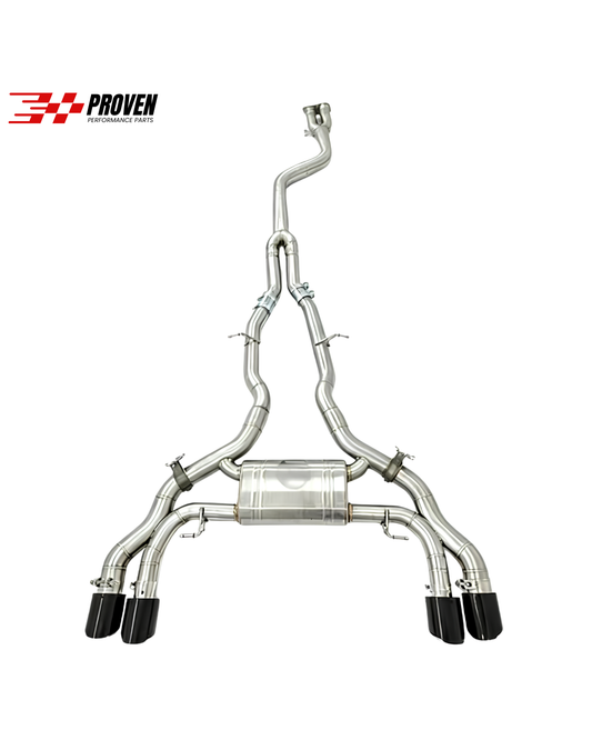 BMW F97, F98/ X3M, X4M Stainless Steel Valved Catback Exhaust