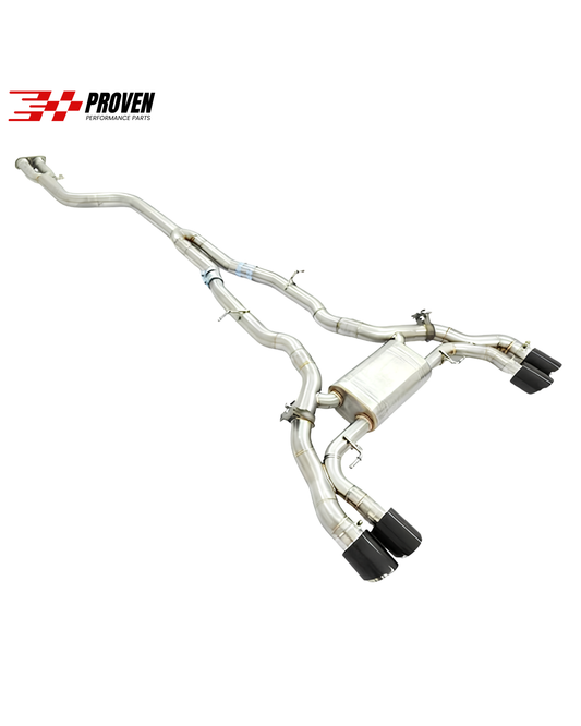 BMW F97, F98/ X3M, X4M Stainless Steel Valved Catback Exhaust