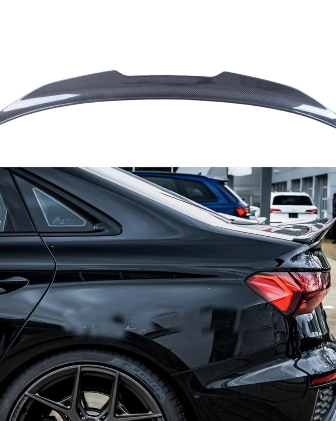 Audi 8Y S3, RS3 Carbon Fibre Spoiler (V2)