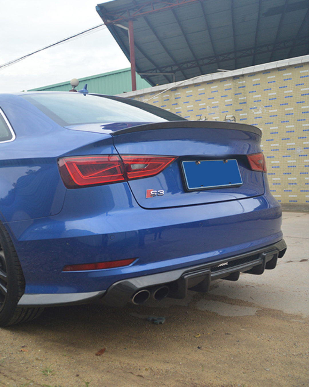 Audi 8V S3 Carbon Fibre Rear Diffuser (V3)