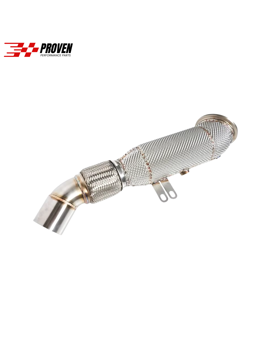 Toyota A90 MK5 Supra Catless/Catted Downpipe With Heat Shield