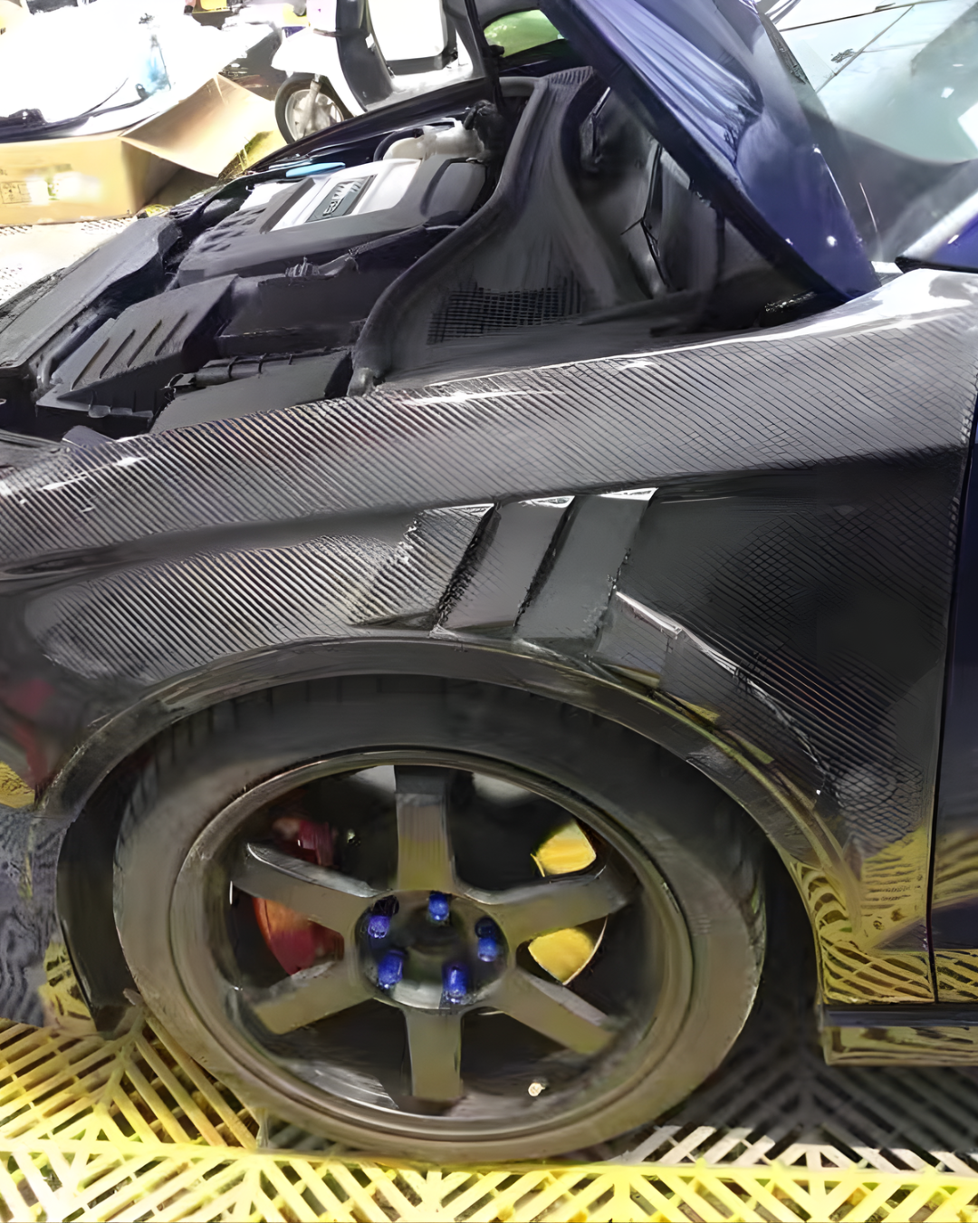 Audi 8V RS3 Carbon Fibre Vented Fender Set