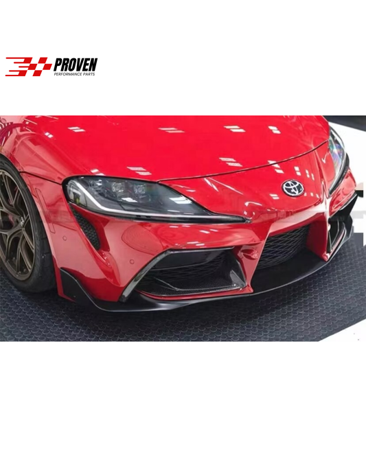 Toyota A90/A91 MK5 Supra Carbon Fibre Front Bumper Vent Garnish Trim