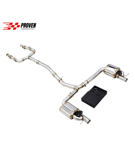 Mercedes Benz W213, E43 AMG Stainless Steel Valved Catback Exhaust