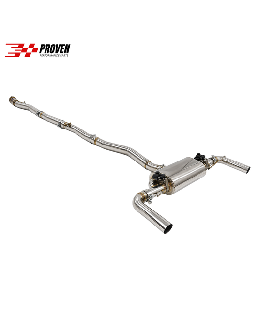 Mercedes Benz W177, A35 AMG Stainless Steel Valved Catback Exhaust
