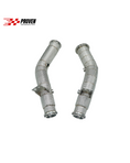Load image into Gallery viewer, Mercedes Benz W205/W213/C253, C43/E43/GLC43 Catless Downpipe With Heatshield
