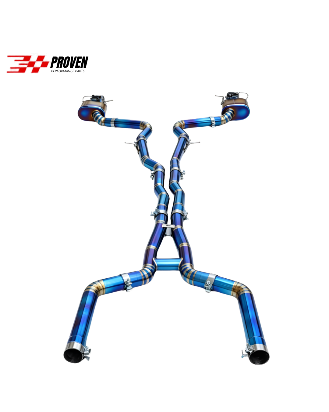 Mercedes Benz W205, C43 AMG Titanium Valved Catback Exhaust