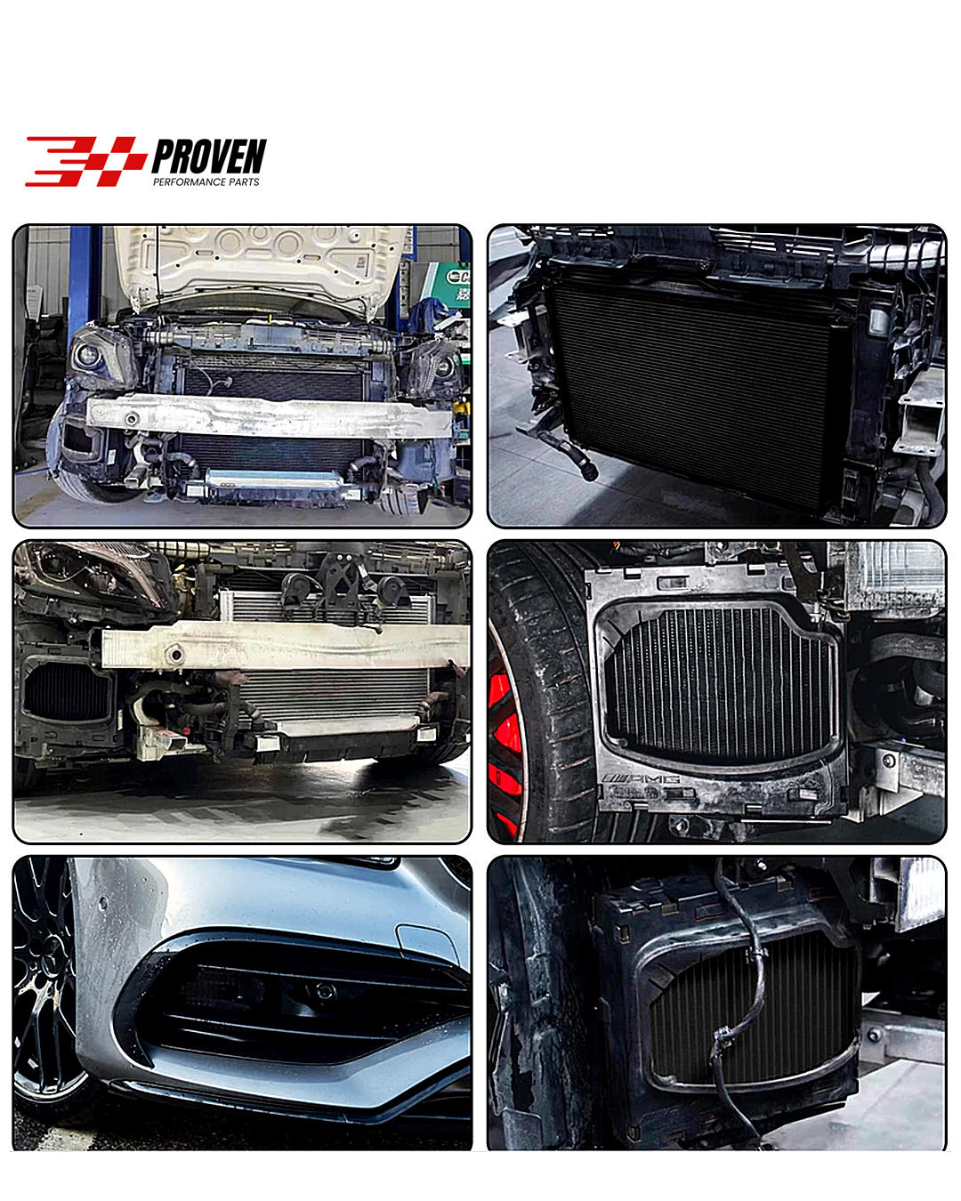 Mercedes W176/C117, A45/CLA45 AMG Performance Radiator & Intercooler Heat Exchanger Kit
