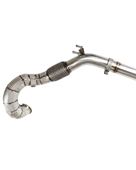 Volkswagen MK8 Golf GTI 3.0” Catless Downpipe With Heat Shield