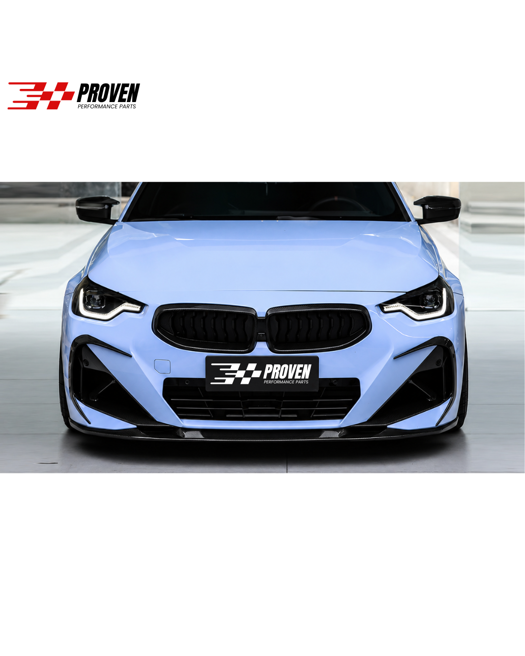 BMW G42 M240i Carbon Fibre Front Lip V.2