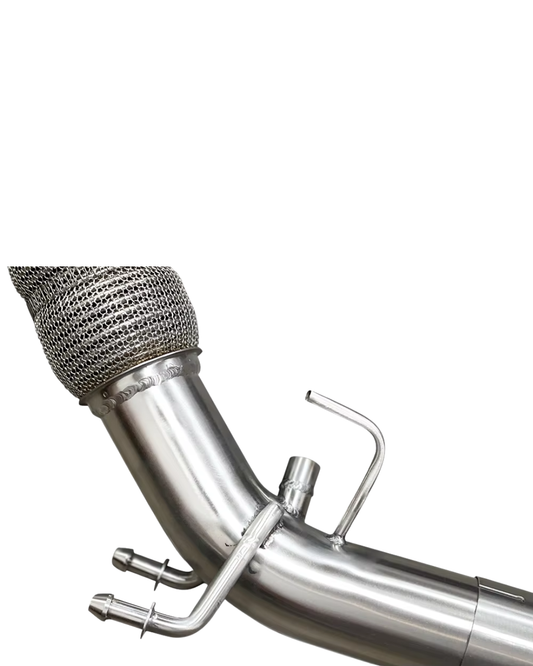 Volkswagen MK7, 7.5 Golf GTI 3.0” Catless Downpipe With Heat Shield