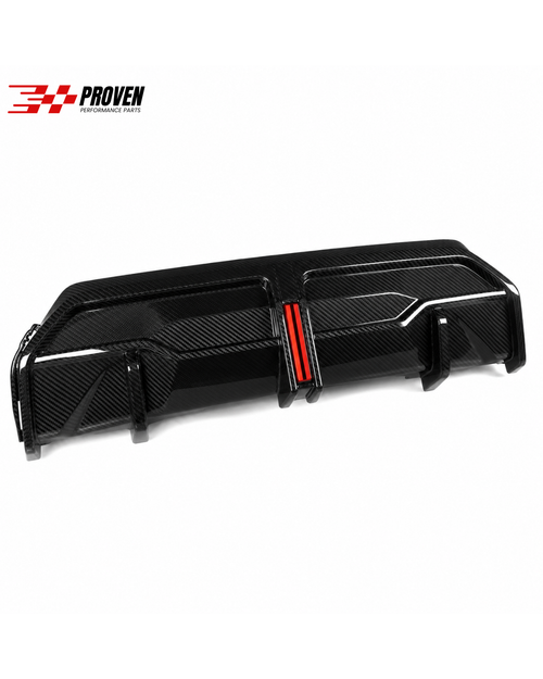 BMW G42 M240i Carbon Fibre LED Rear Diffuser
