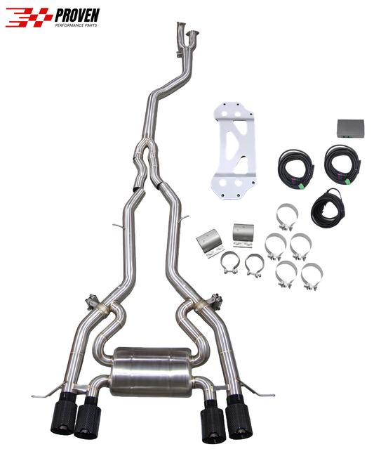 BMW G80/G82 M3/M4 Stainless Steel Valved Performance Exhaust